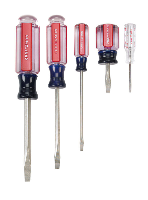 Craftsman Slotted Screwdriver Set 5 pc