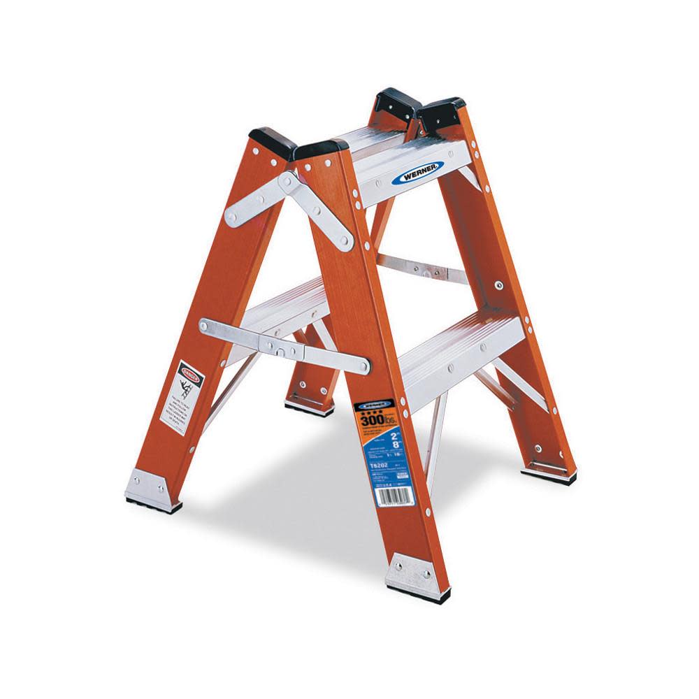 2 Ft. Type IA Fiberglass Twin-Step Stool