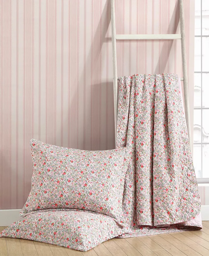 Laura Ashley Rowena Cotton Reversible Sham， Standard