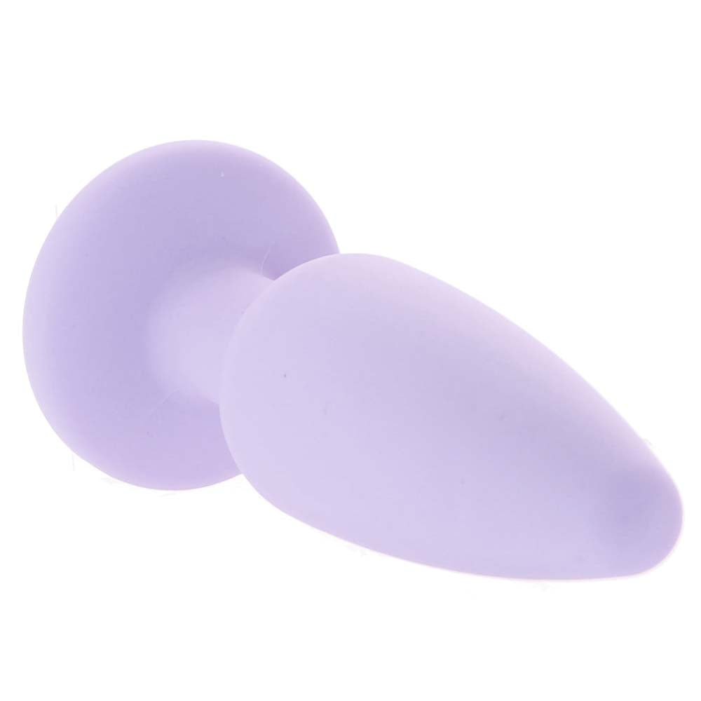 First Time Crystal Booty Anal Plug Set in Purple