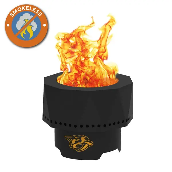 Blue Sky Nashville Predators Ridge Smokeless Fire Pit