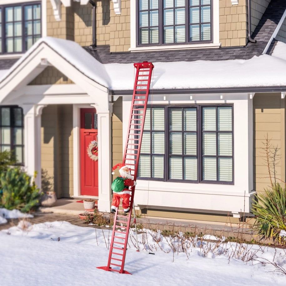 10 FT Outdoor Animated Climbing Santa