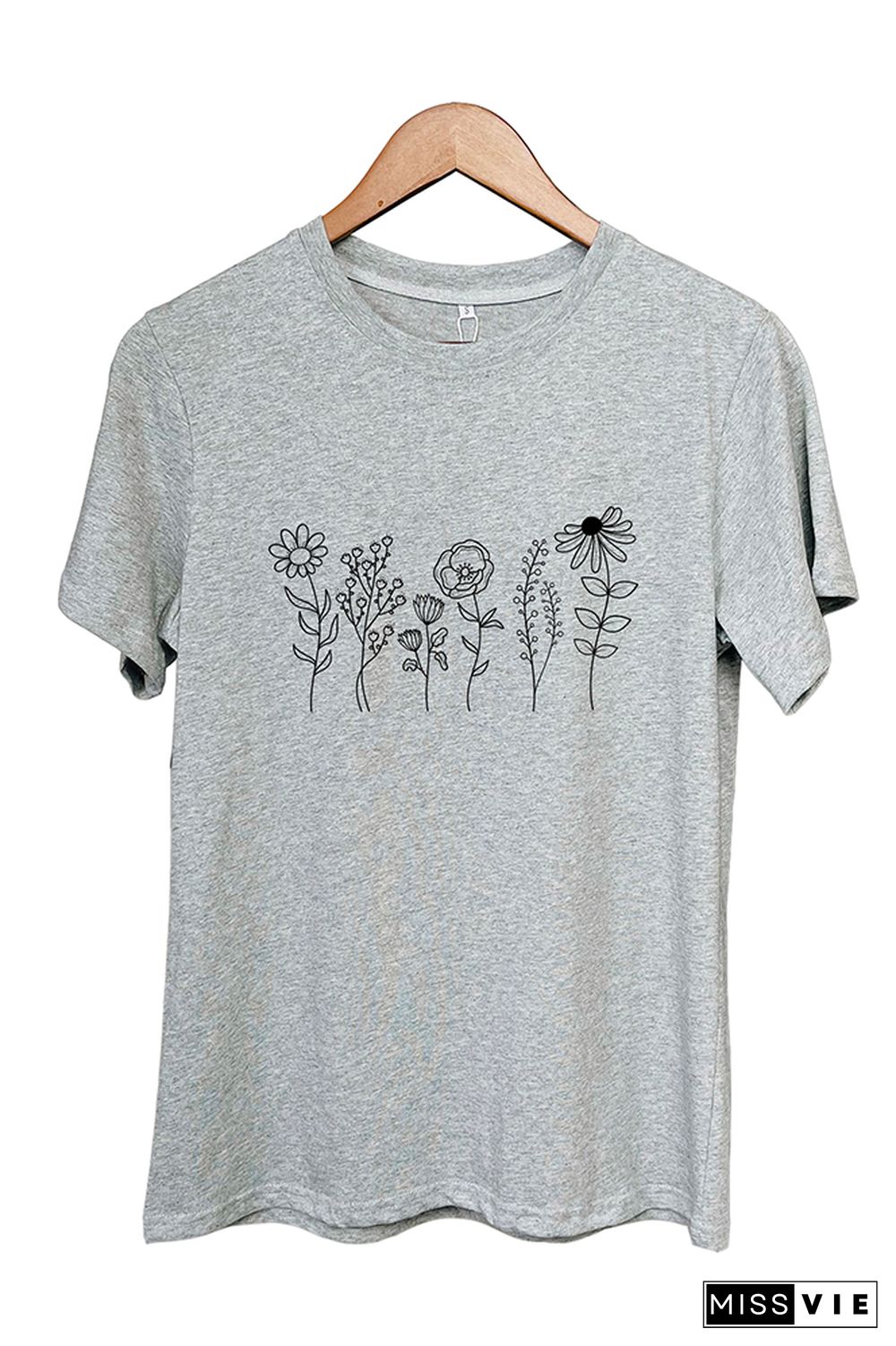 Wildflowers Graphic T-Shirt Wholesale