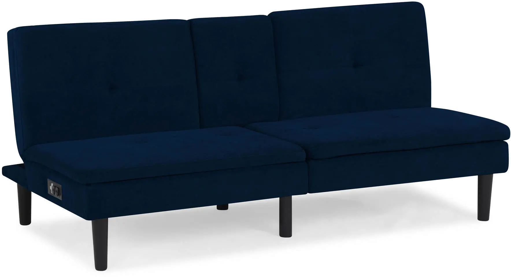 Orlando Dark Blue Serta Convertible Sofa