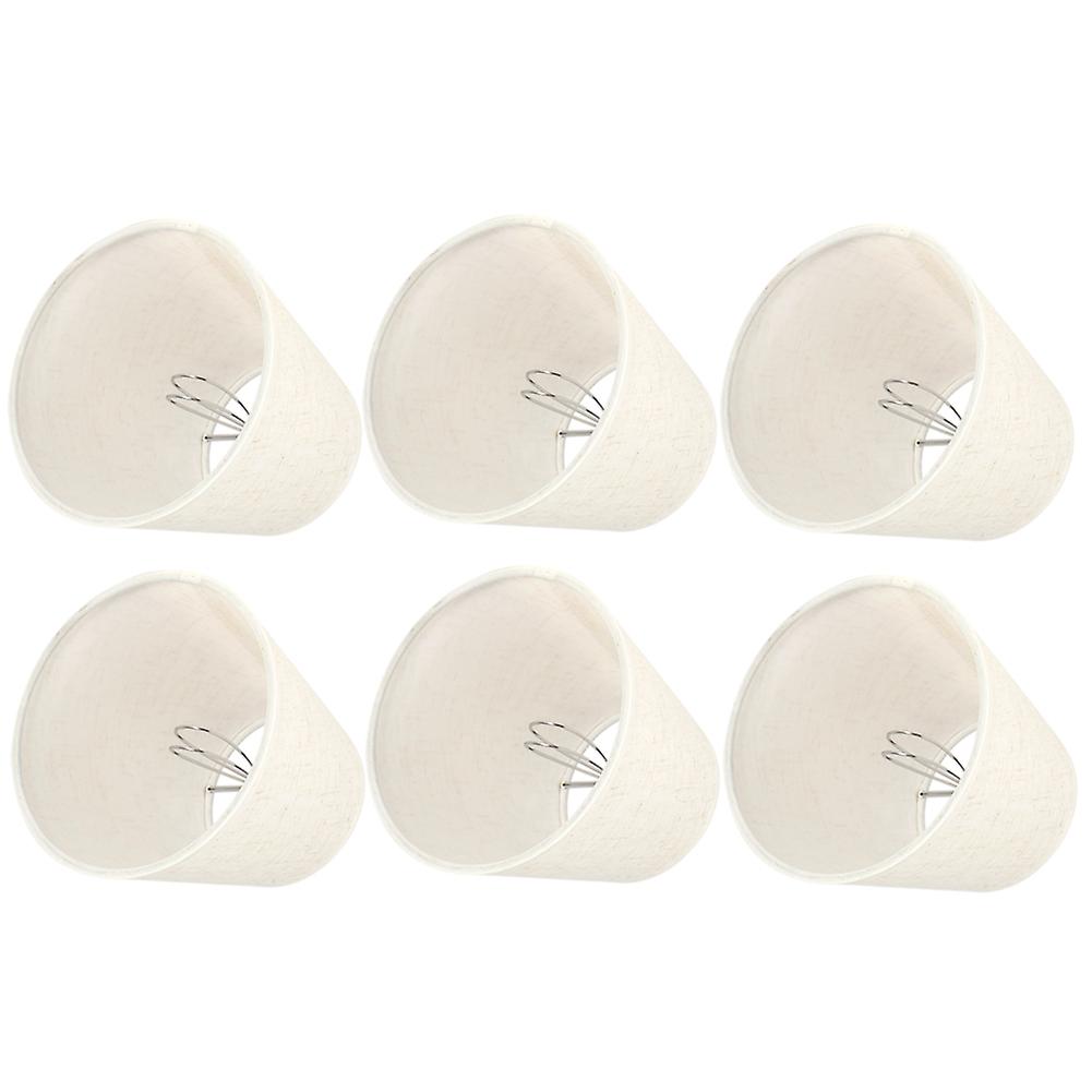 6pcs Nordic Simple Cloth Lamp Shades Art Decor Light Shade Lampshades For E14 Wall Lamp Chandelier