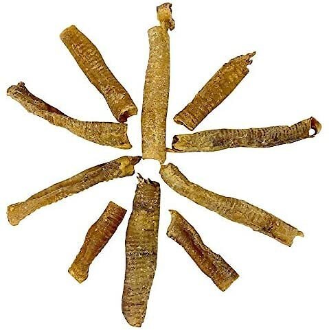 Amazing Dog Treats Lamb Trachea Dog Treats， 10-oz bag