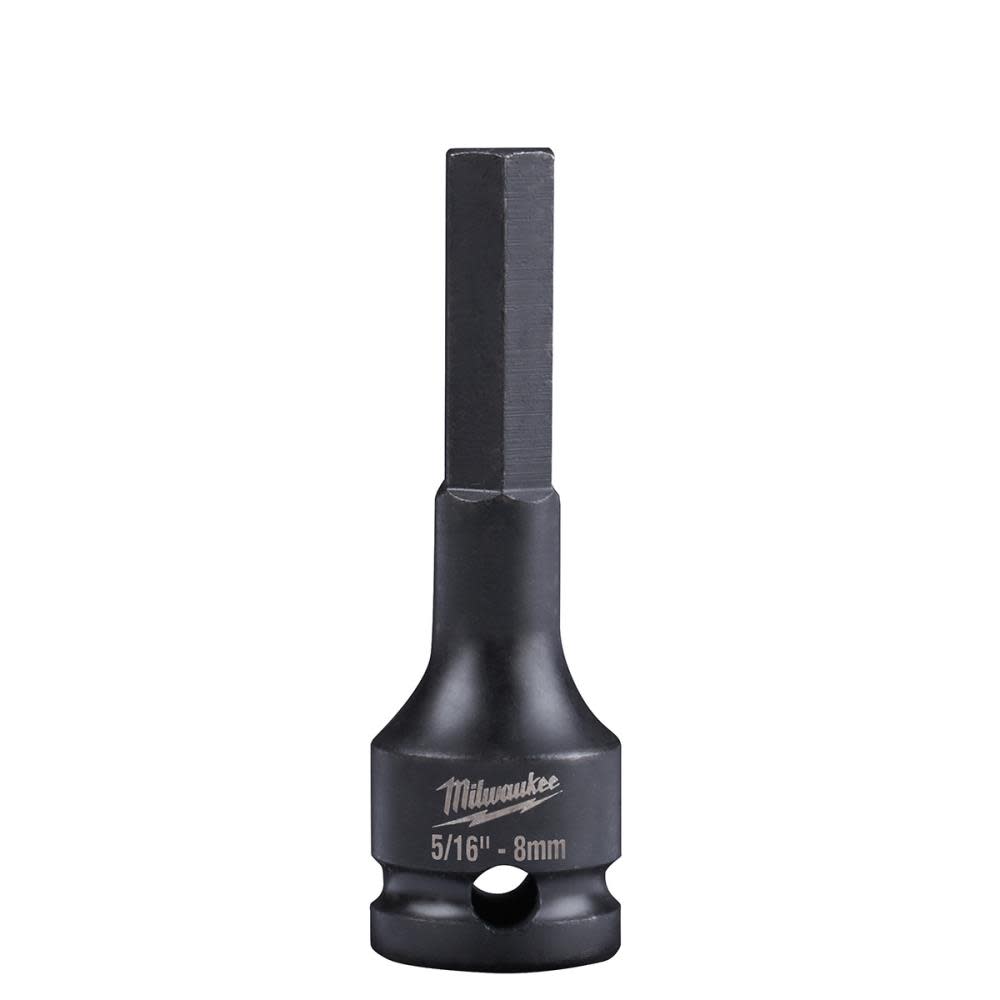 Milwaukee SHOCKWAVE Lineman's 3/8 in. Drive 5/16 in. - 8mm Hex Bit Socket 49-66-5151 from Milwaukee