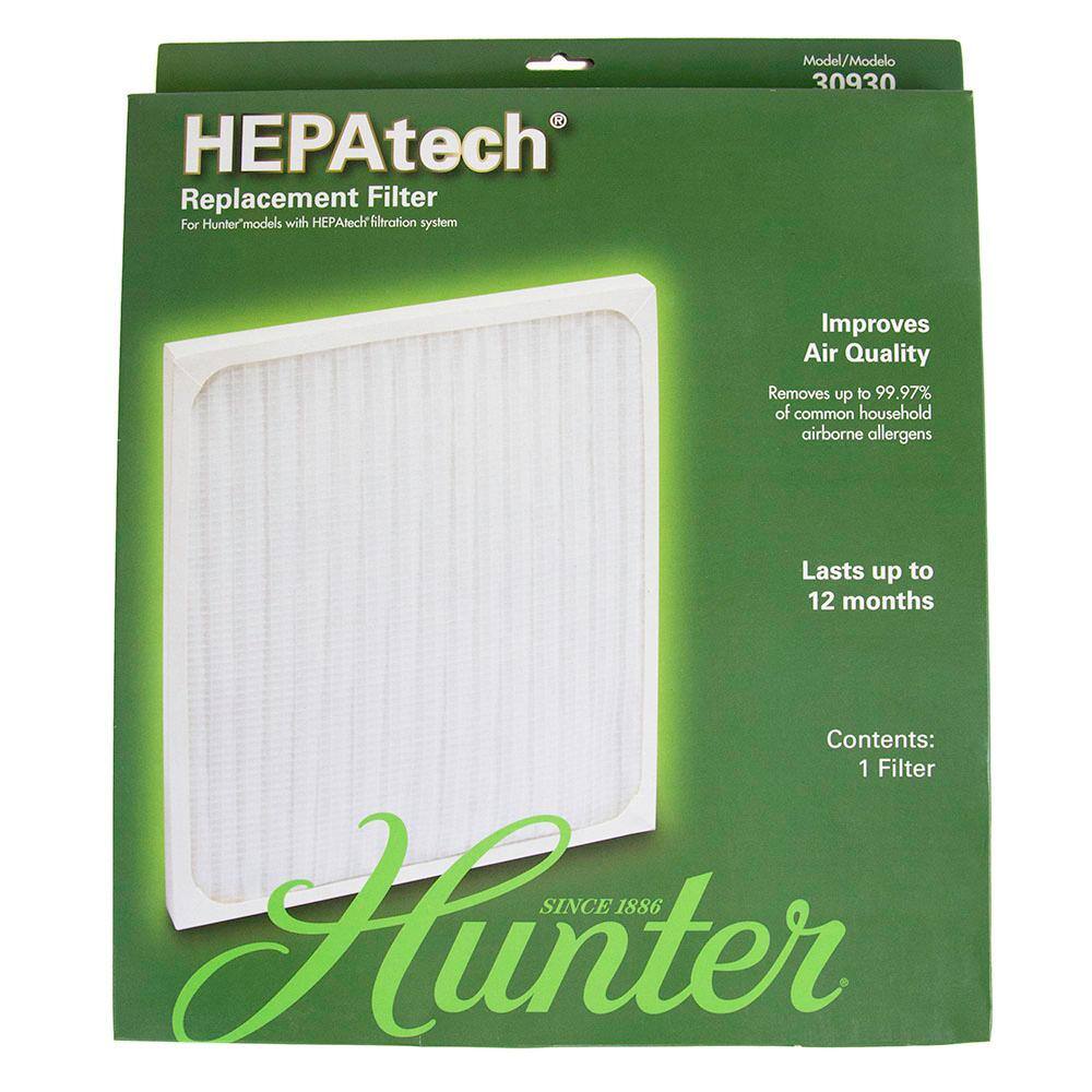 Hunter Genuine HEPAtech Replacement Air Purifier Filter 30930