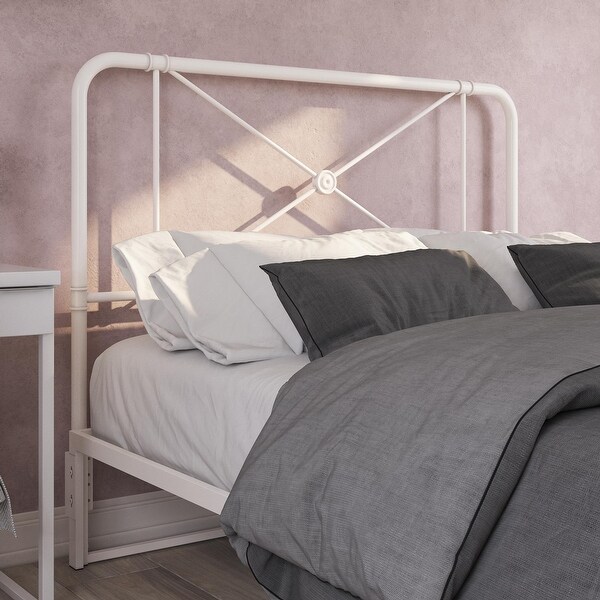 RealRooms Allysa Metal Headboard， Mounting Hardware Included， Steel Construction - - 37849861