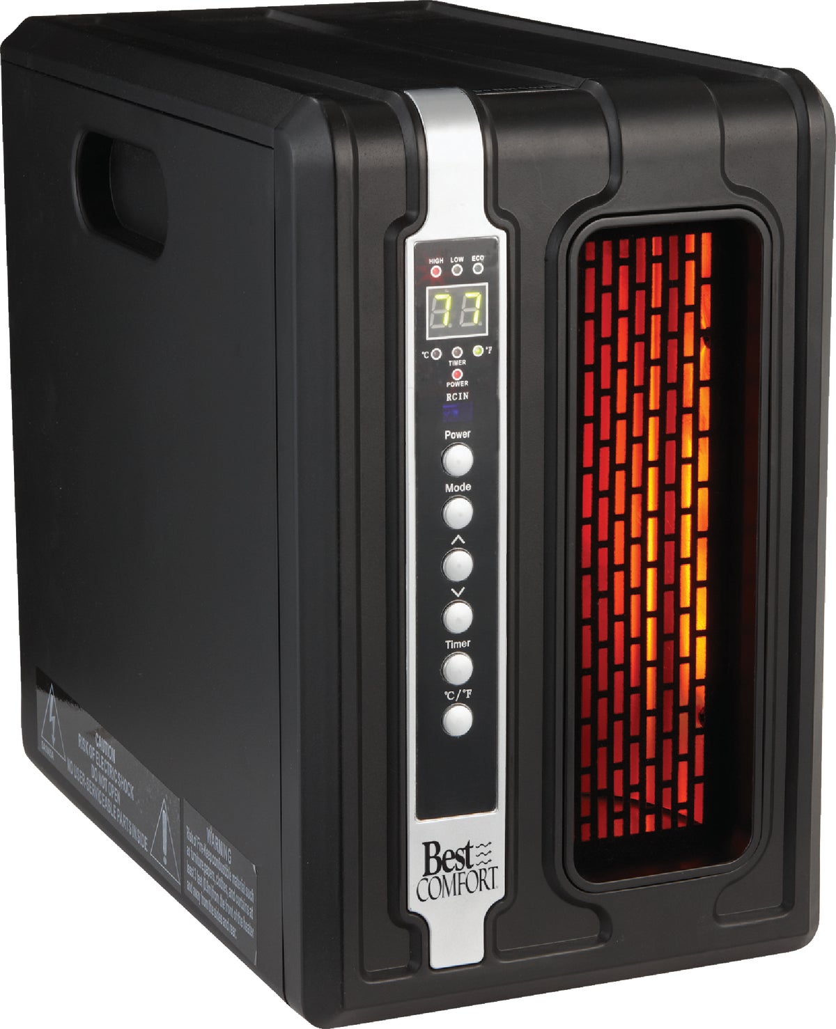 Best Comfort Quartz Heater with Remote Black 12.5A