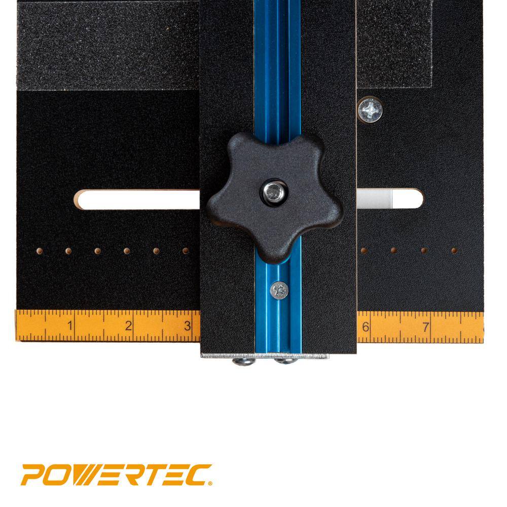 POWERTEC TaperStraight Line Jig for Table Saws with 34 in. Wide by 38 in. Deep Miter Slot 71395