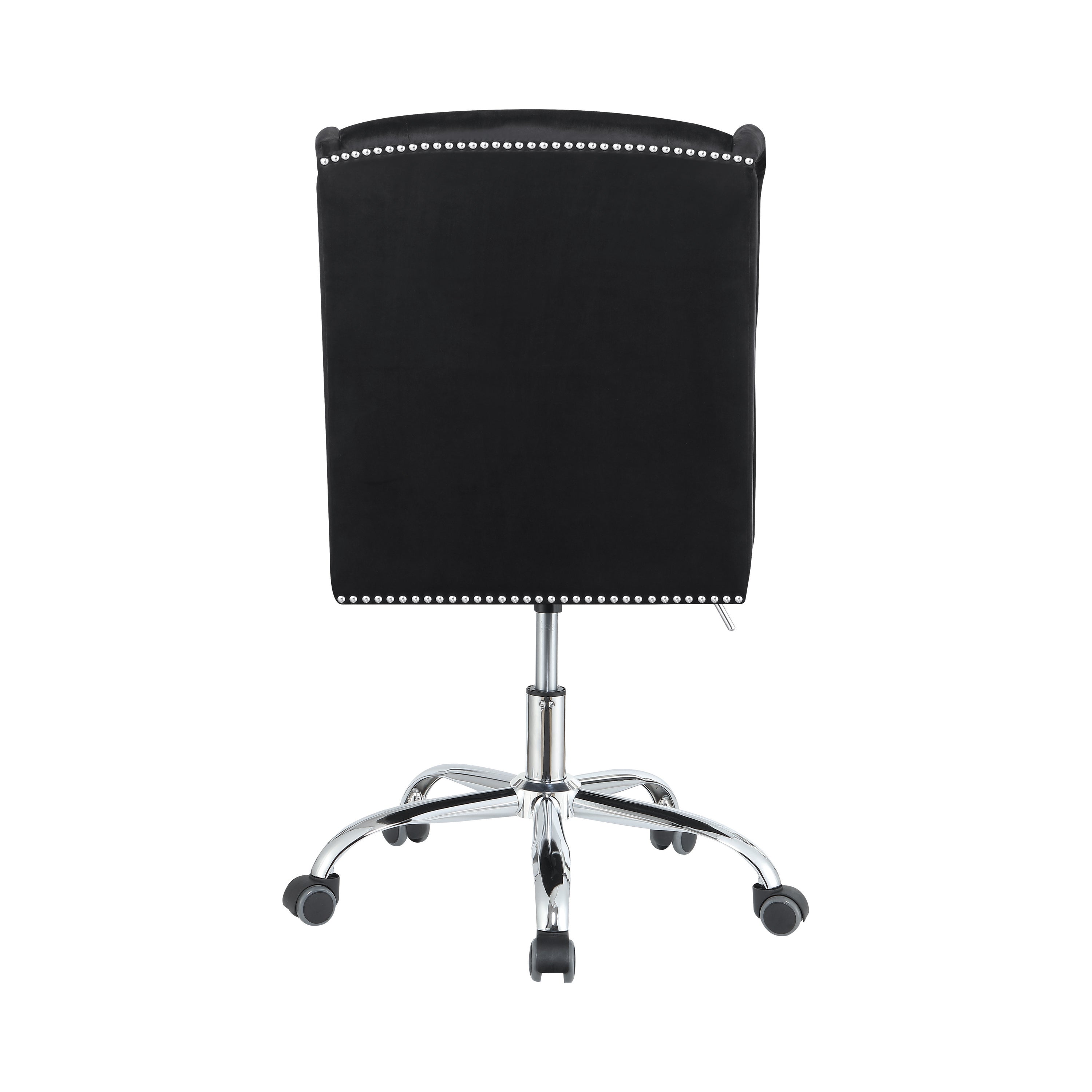 Julius Upholstered Tufted Office Chair Black And Chrome-801995