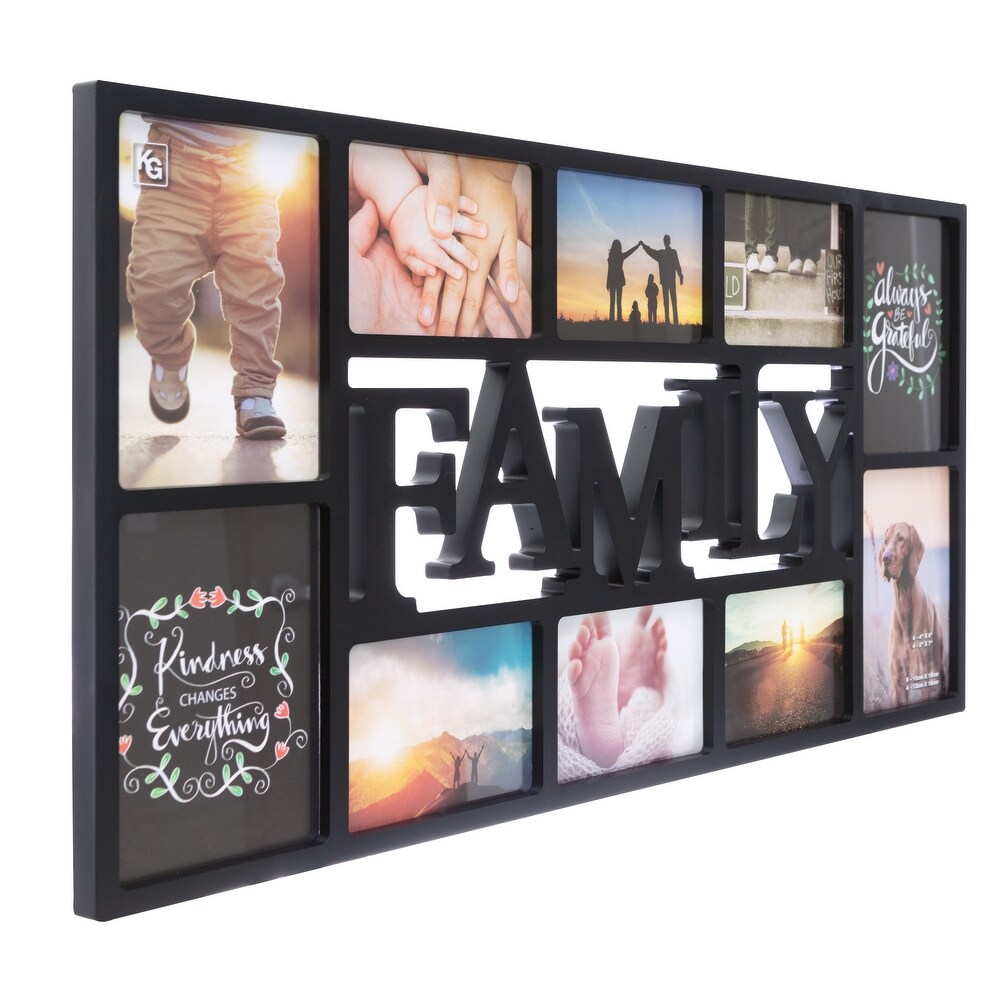 kieragrace KG Family Collage Frame   Black   15\