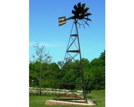 Outdoor Water Solutions 20 Foot Powder Coated Windmill Bronze PCW0021