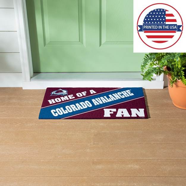 Evergreen Colorado Avalanche Pvc Mat Color