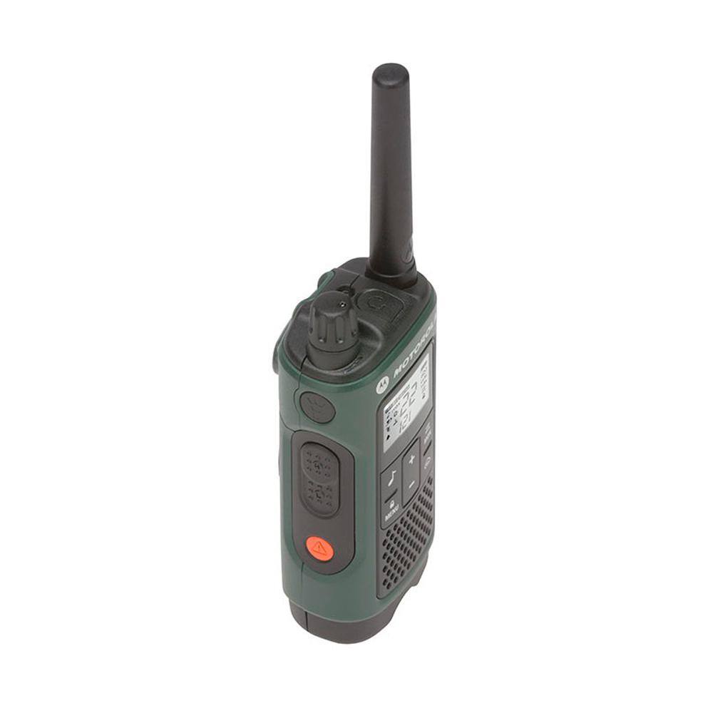 MOTOROLA Talkabout T465 FRSGMRS 2-Way Radios with 35 Mile Range and NOAA Notifications in Green T465