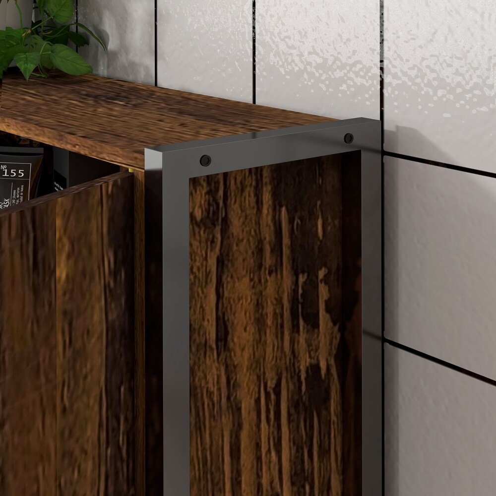 Rustic Brown Over Toilet Storage Cabinet Bathroom Storage Cabinet