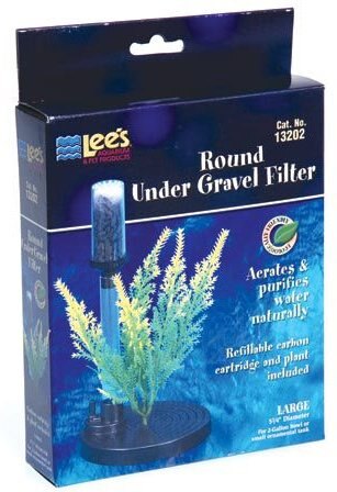 Lee's Aquarium and Pets Round Under Gravel Aquarium Bowl Filter