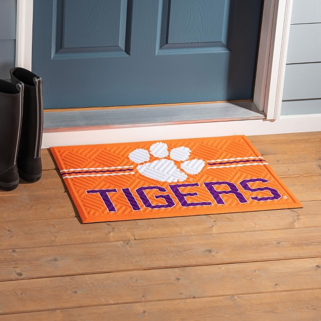 Embossed Mat Cross Hatch Clemson University