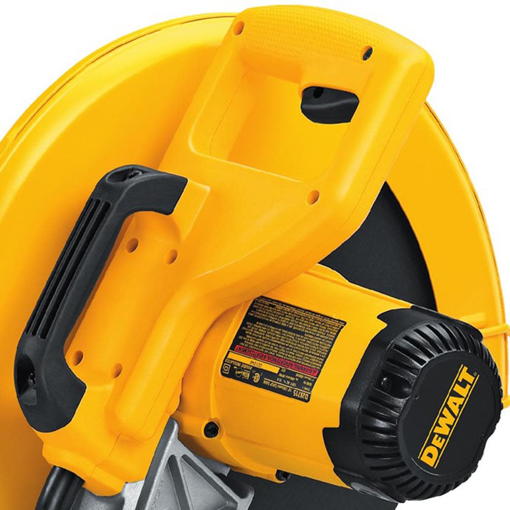 DEWALT HEAVY-DUTY 14 5.5HP CHOP SAW WITH QUICK-CHANGE (D28715) ;