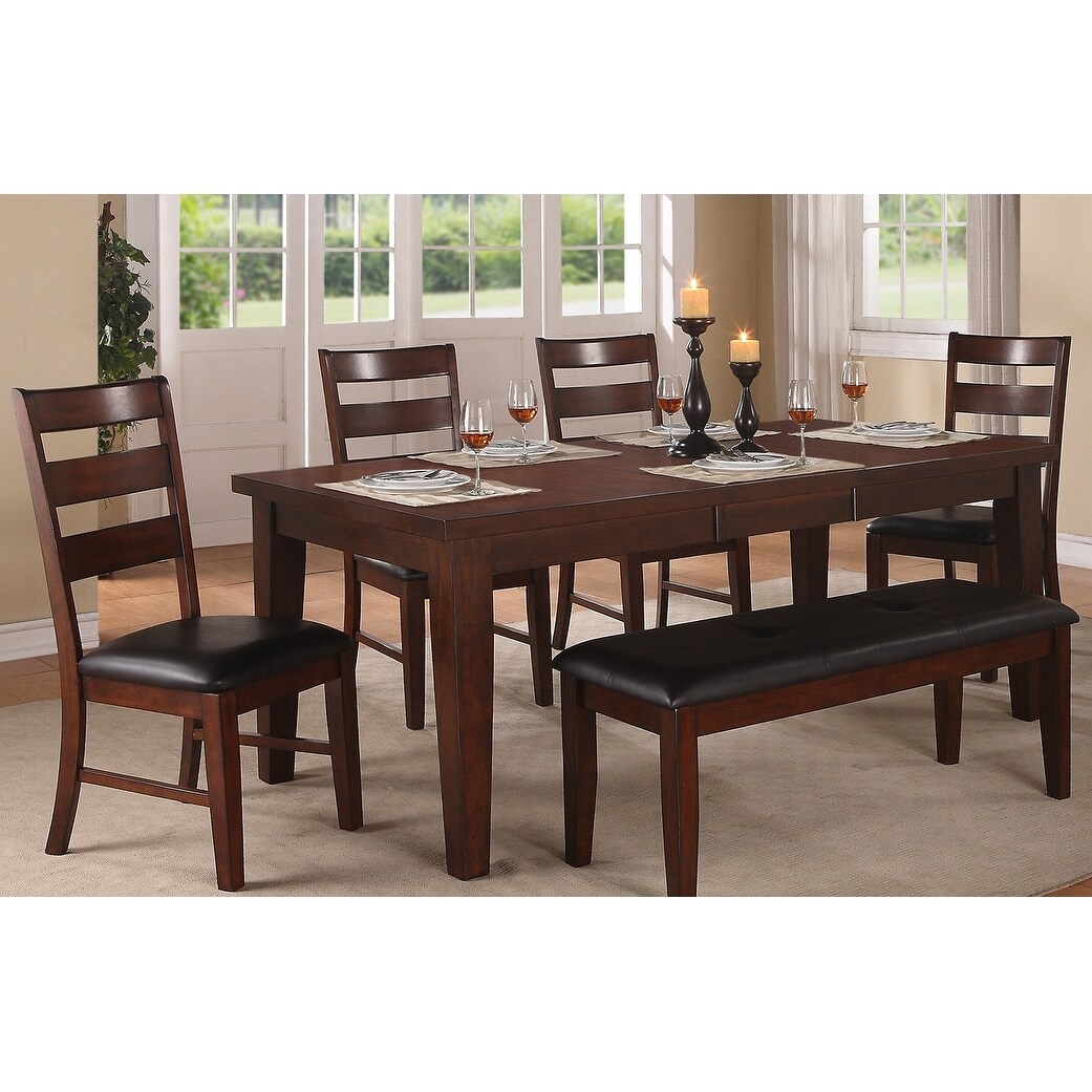 Wooden Dining Table with 18