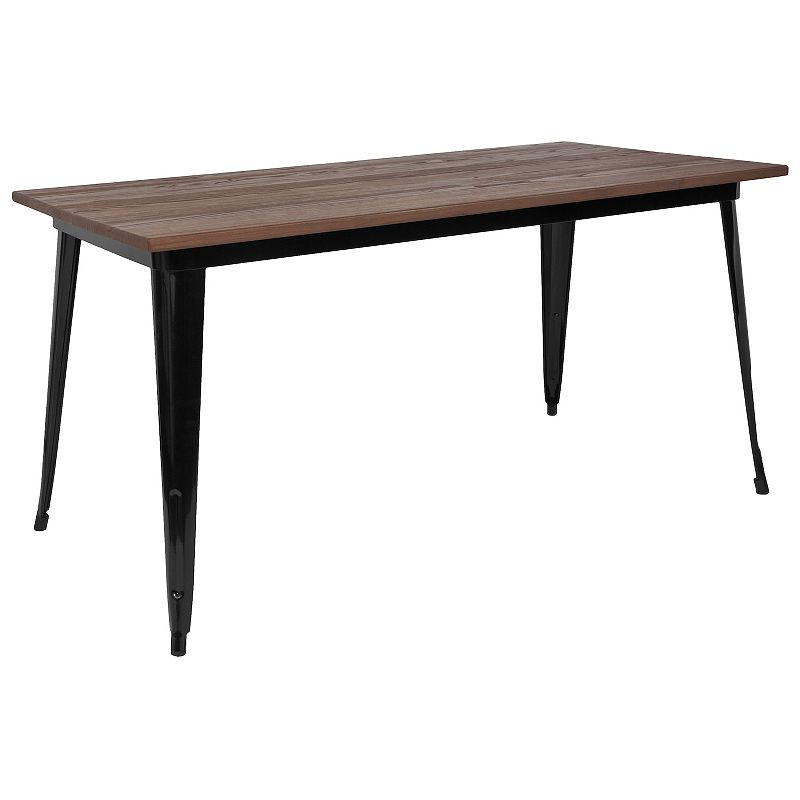 Flash Furniture Rectangular Mixed Media Dining Table