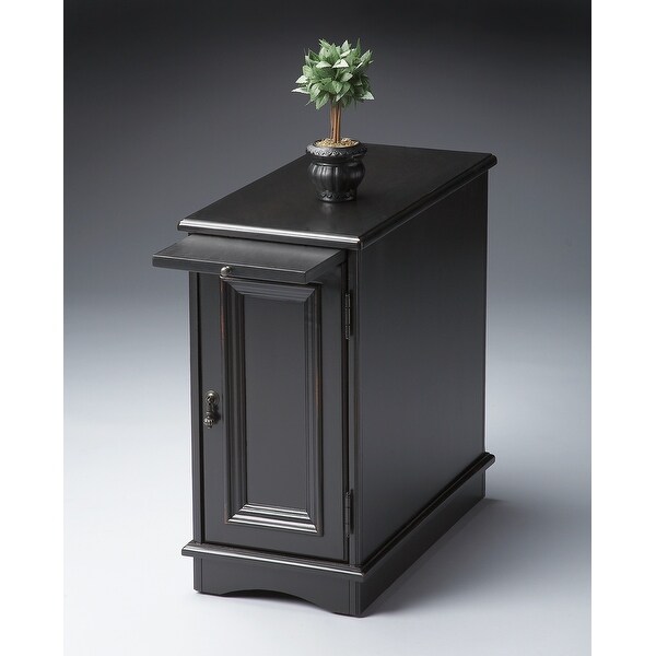 Handmade Black Licorice End Table