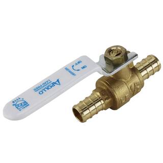 Apollo 12 in. Brass PEX-B Barb Ball Valve APXV1212