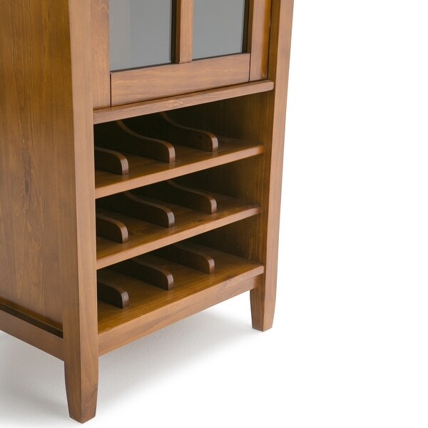 WYNDENHALL Norfolk 12-Bottle SOLID WOOD 23 inch Wide Transitional High Storage Wine Rack