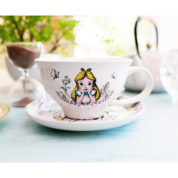 Ceramic Teacup And Saucer Set