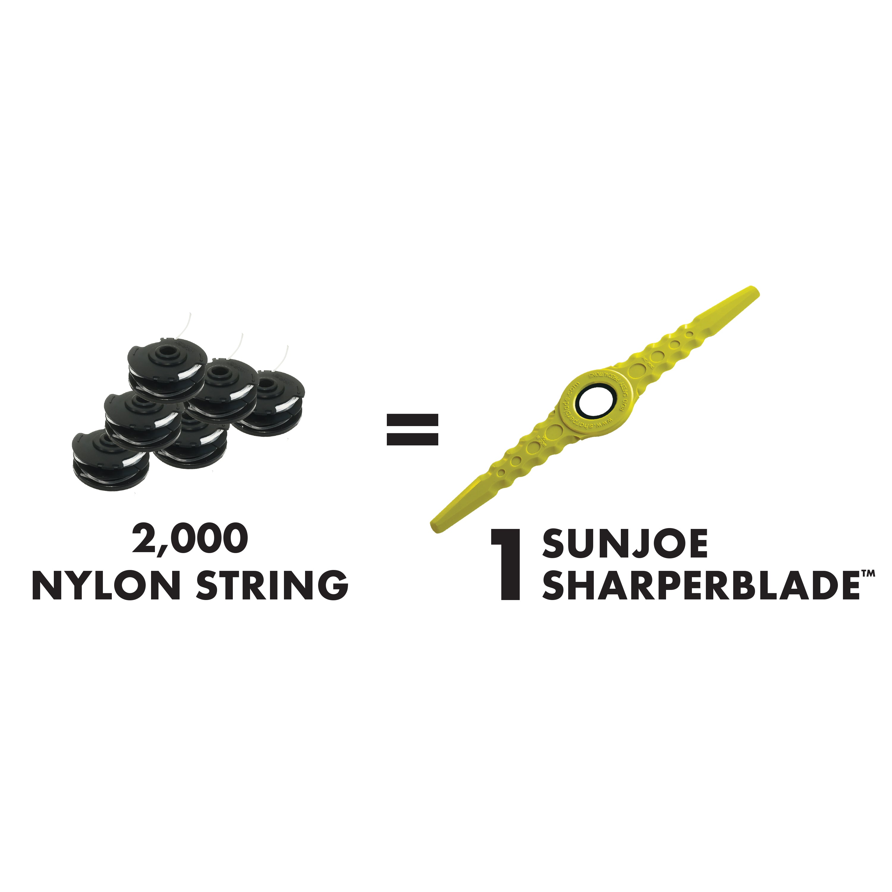 Sun Joe SB601RB-3PK Replacement Trimmer Blade 3-Pack , Compatible with SB600E & SB601E