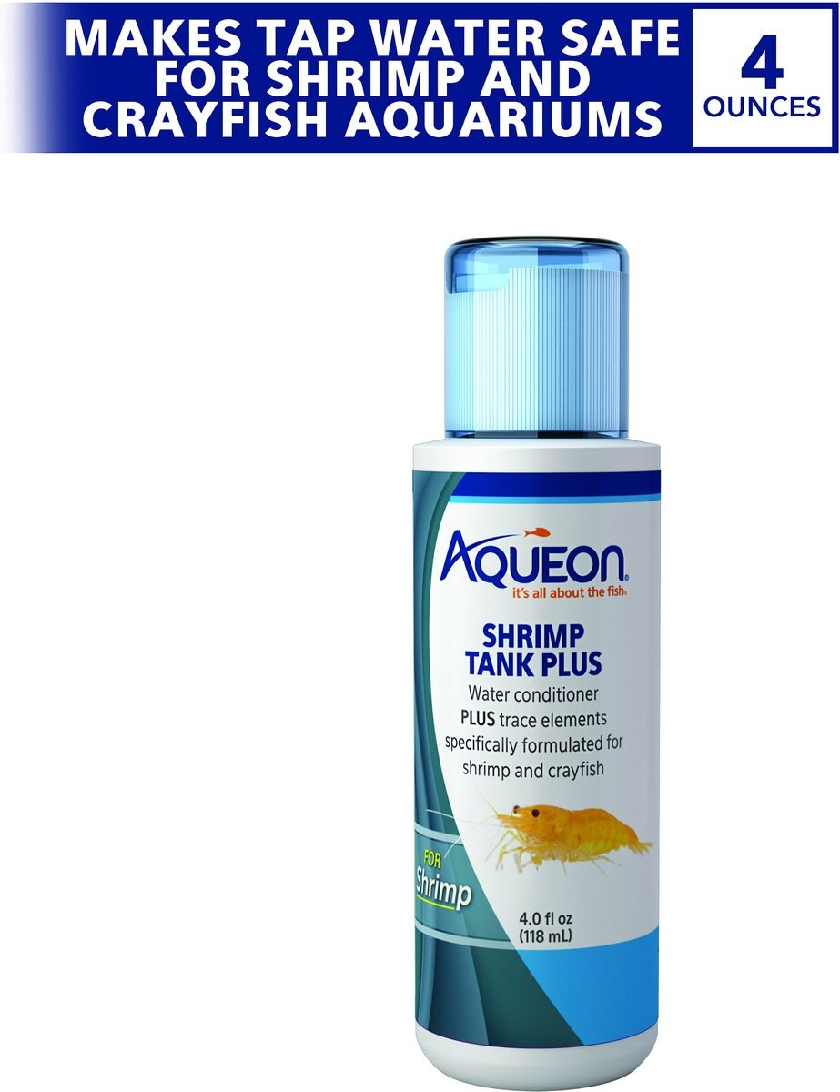 Aqueon Shrimp Tank Plus Freshwater Aquarium Water Conditioner