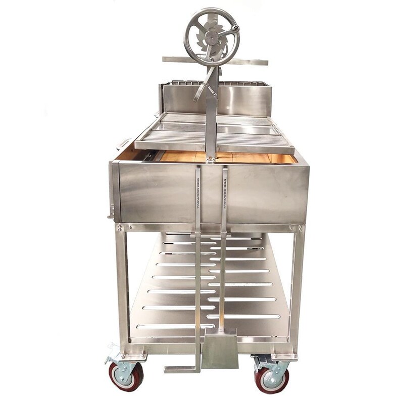 Tagwood BBQ XL Double Argentine Santa Maria Wood Fire and Charcoal Grill