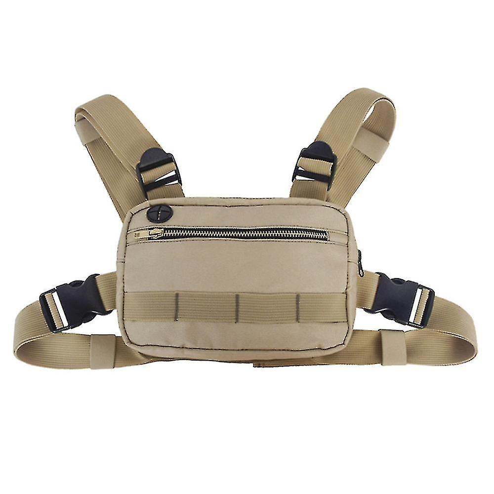 Multifunctional Chest Rig Shoulder Bag Pack Mobile Phone Holder Bag Case Outdoor Running Camping Hiking