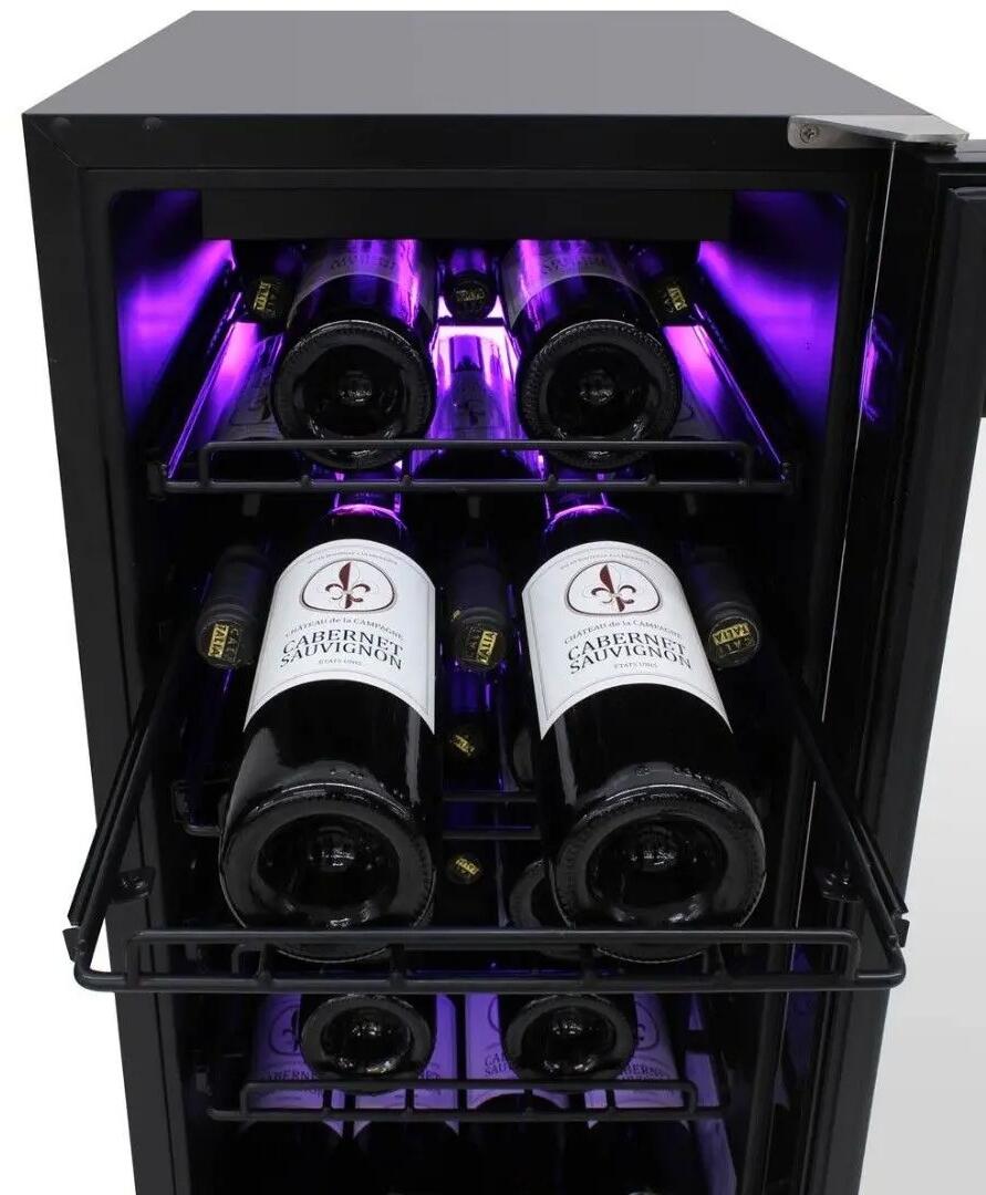 Element by Vinotemp EL32COMMB 15 Inch Black Wine Cooler