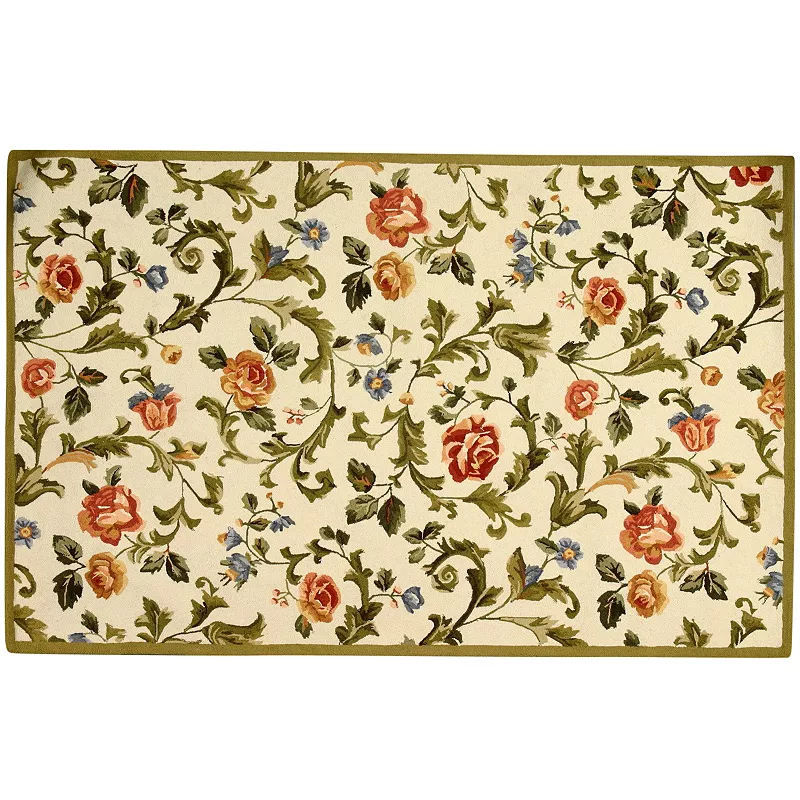 Safavieh Chelsea Floral Orchards Framed Wool Rug