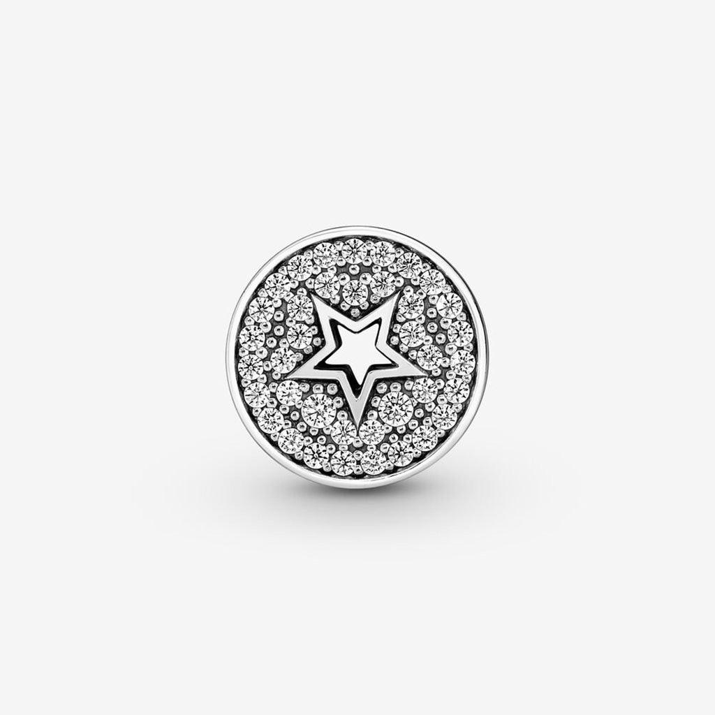 PANDORA  Pavé & Star Congratulations Charm