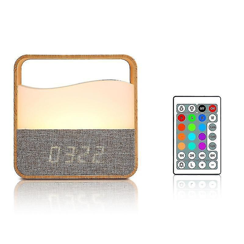 Portable Touch Light Player Colorful Led Night Light Table Lamp Alarm Clock For Good Sleeps