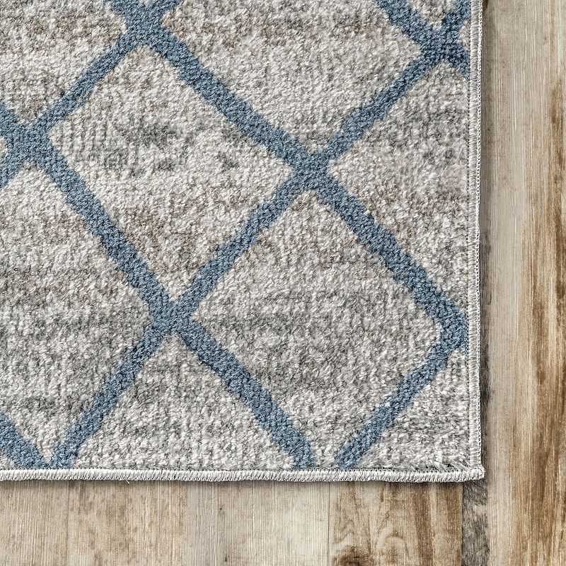 nuLOOM Juniper Washable Crosshatch Area Rug