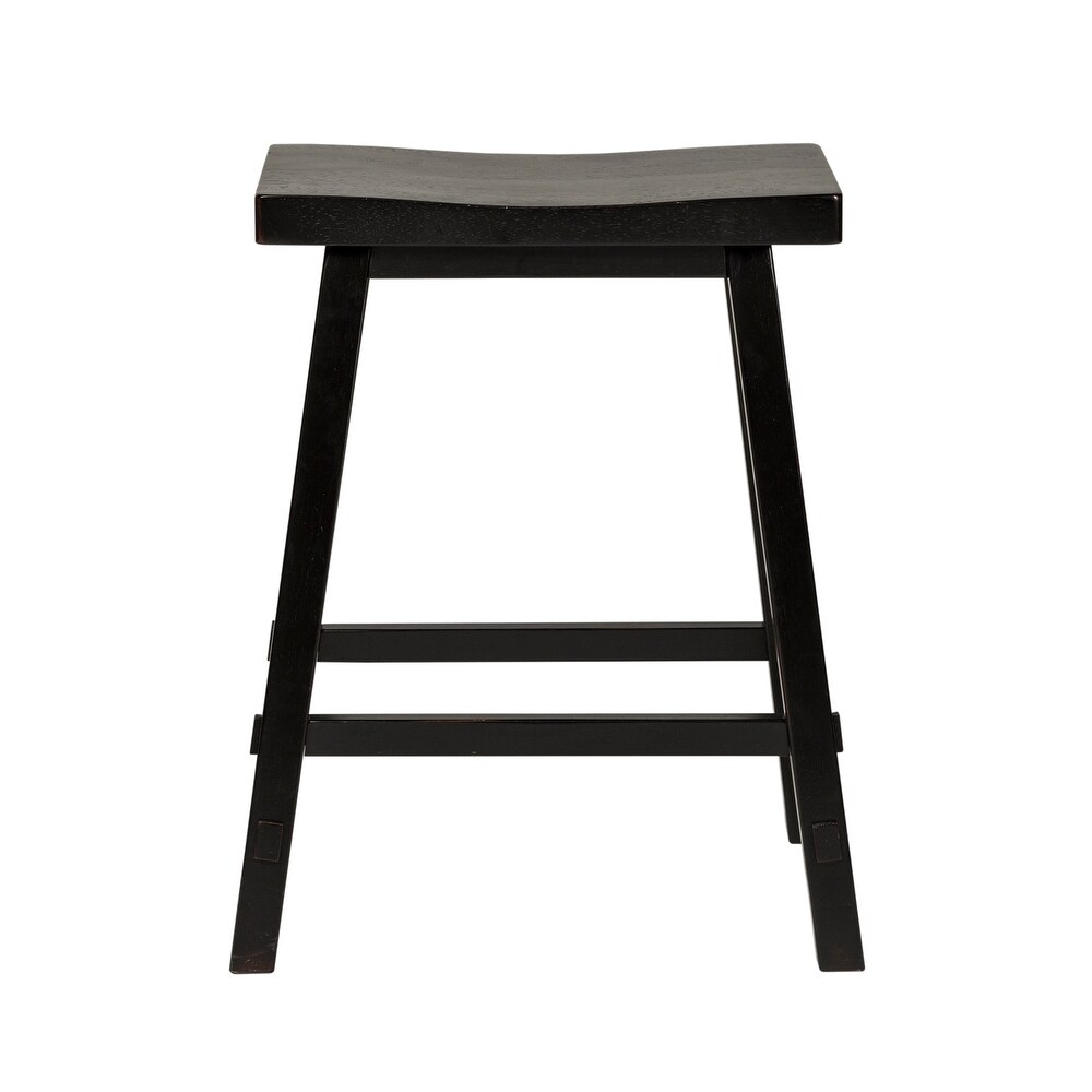 The Gray Barn Creations Black Sawhorse Counter Stool