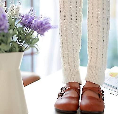 1 Pair Knit Winter Thermal Warm Leg Warmers-long Socks Boot Cuffs Topper Legging