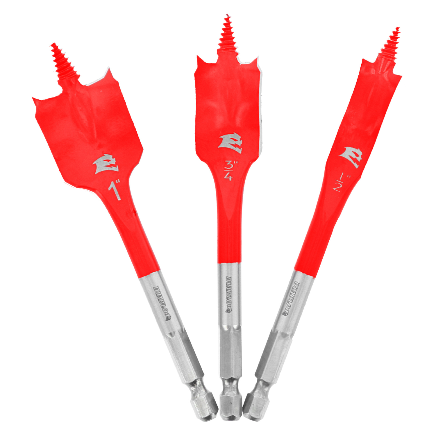 Diablo SPEEDemon 4 in. L High Speed Steel Spade Bit Set 3 pc