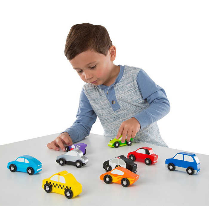 Melissa and Doug Wooden Cars Set