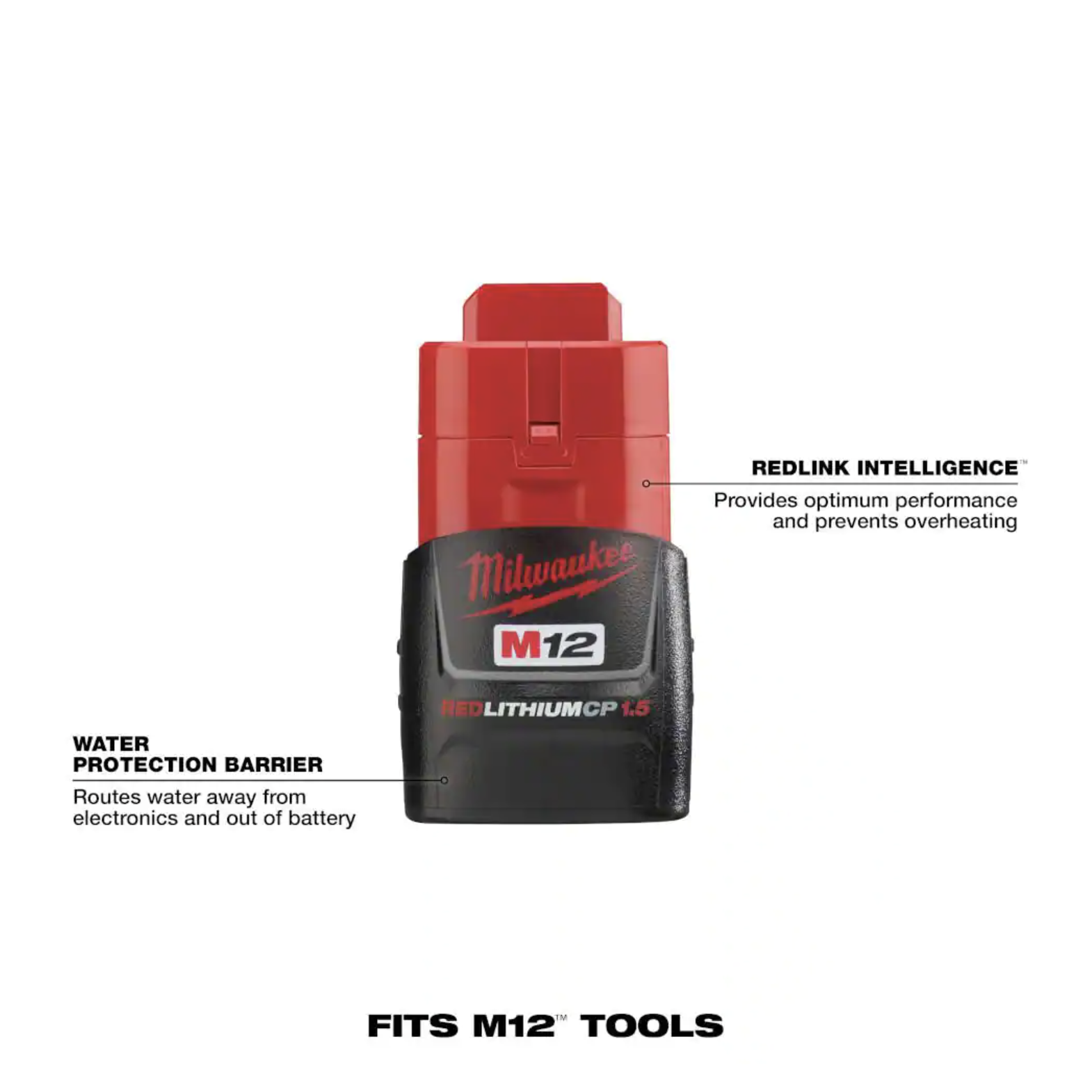 Milwaukee M12 12-Volt Lithium-Ion Cordless 3/8 in. Ratchet with 1.5 Ah Battery Pack (2-Pack)