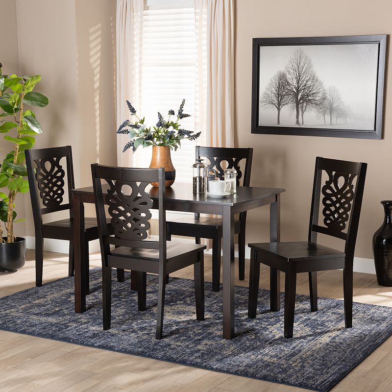 Baxton Studio Luisa Dining 5-piece Set