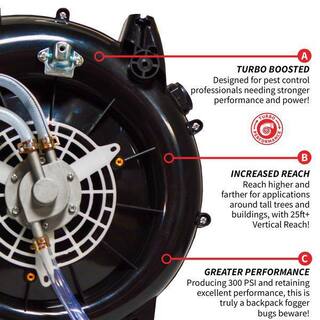 Tomahawk Power 3 HP Turbo Boosted Backpack Fogger for Mosquito ZIKA Protection TMD14