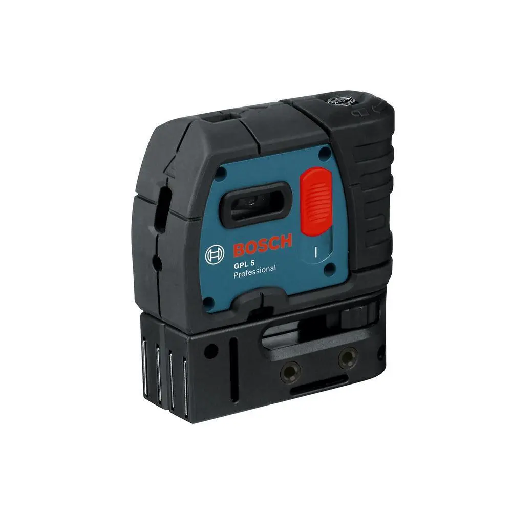 Bosch 100 ft. 5 Point Plumb and Square Laser Level Self Leveling with Hard Carrying Case GPL 5 S