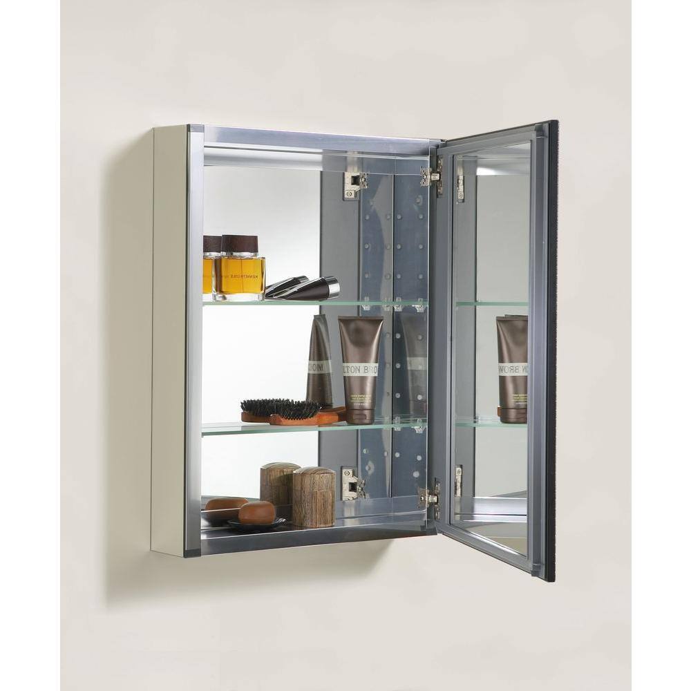 KOHLER 20 in. x 26 in H. Recessed or Surface Mount Mirrored Medicine Cabinet in Oil Rubbed Bronze 2967-BR1