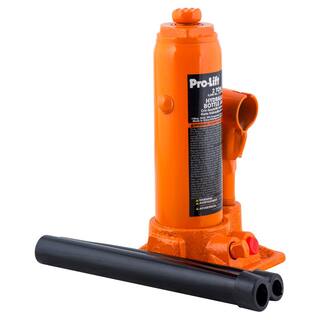 Pro-Lift 2-Ton Hydraulic Bottle Jack with Pump Handle PL1002