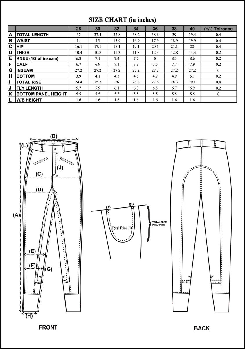 TuffRider Men's Cotton Full Seat Breeches